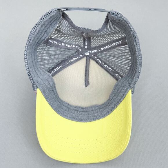 O'Neill X Hello Kitty Yellow Tropical Child's Trucker Hat - Picture 5 of 6